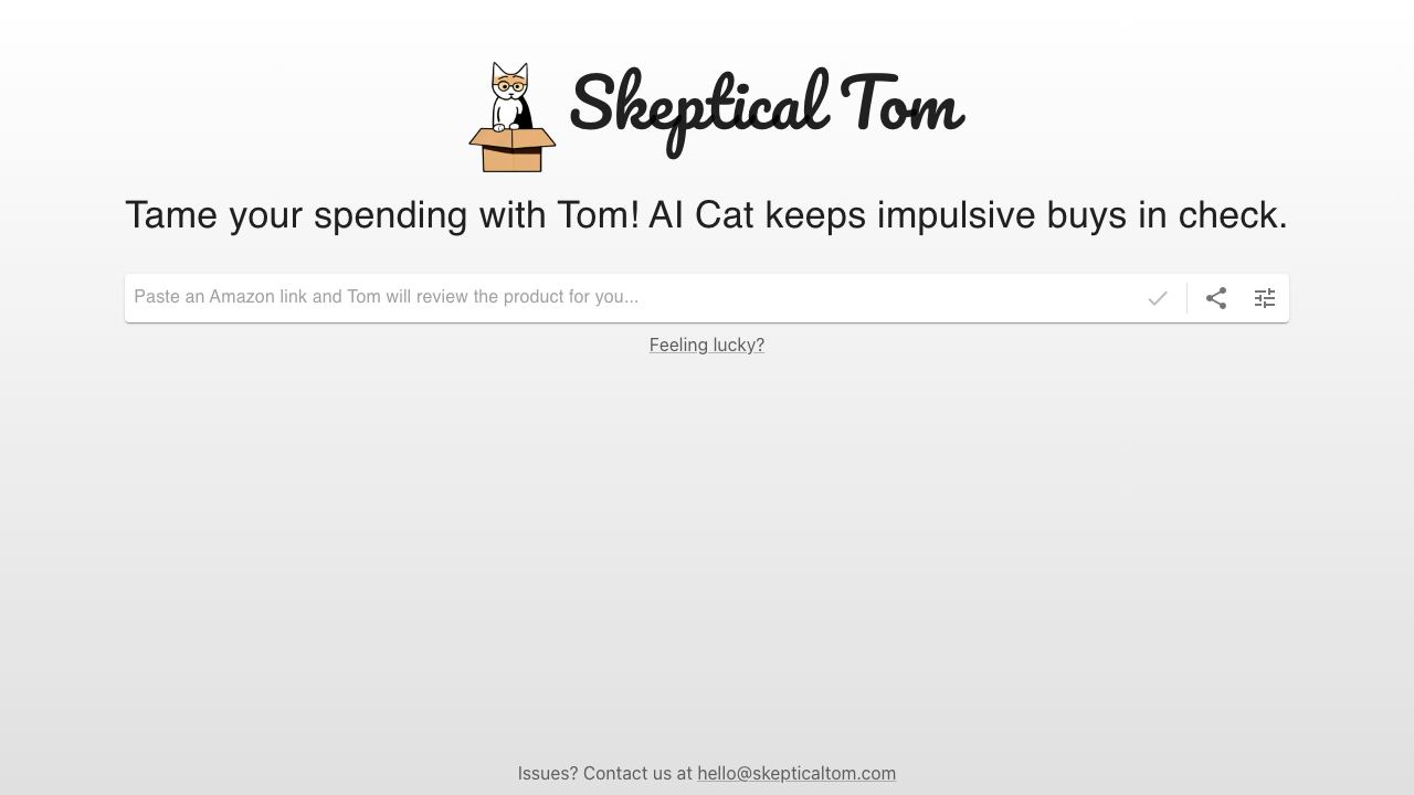 Skeptical Tom 网站截图