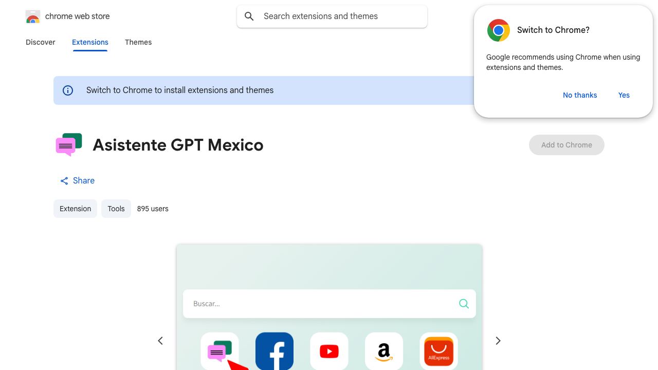 Asistente GPT Mexico 网站截图