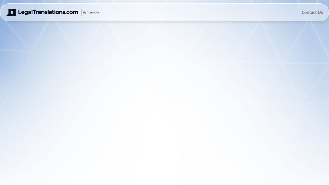 LegalTranslations.com 网站截图
