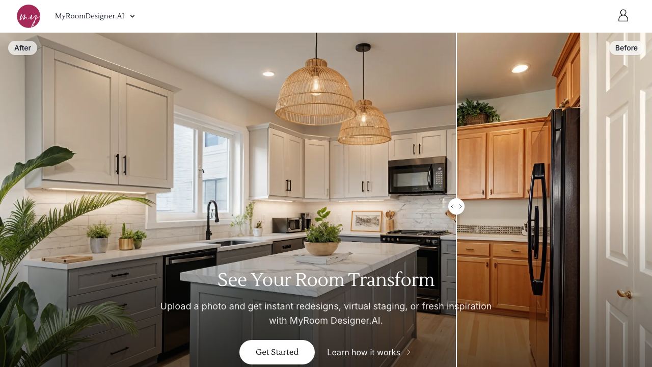 MyRoomDesigner.ai 网站截图