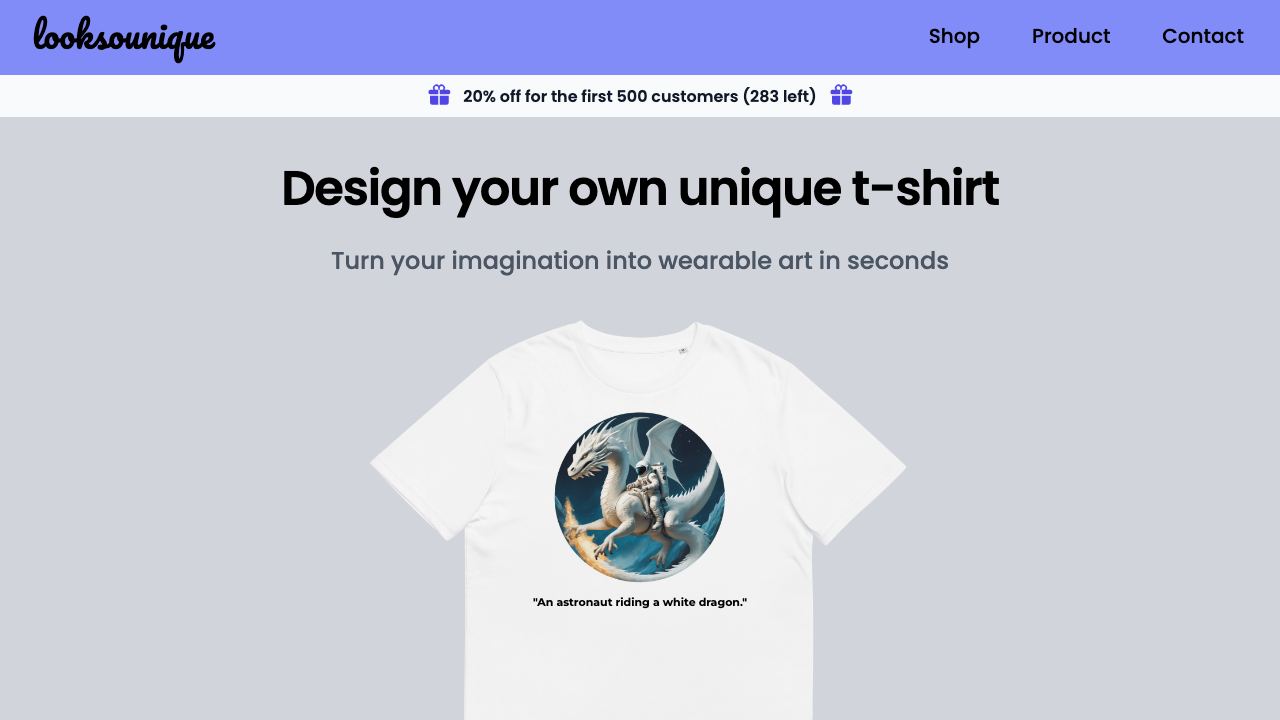 looksounique.com 网站截图