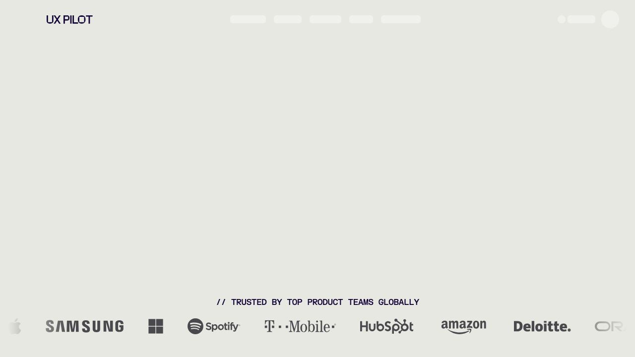 UX Pilot 网站截图