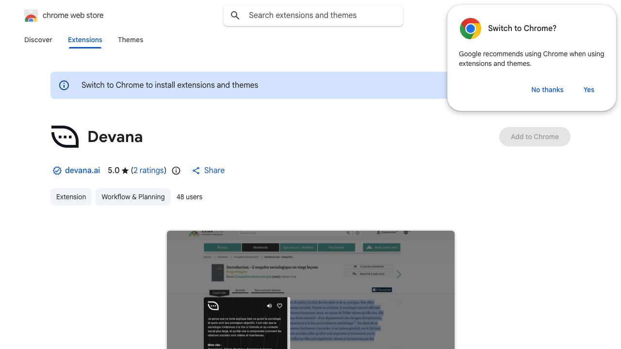 Devana.ai 网站截图
