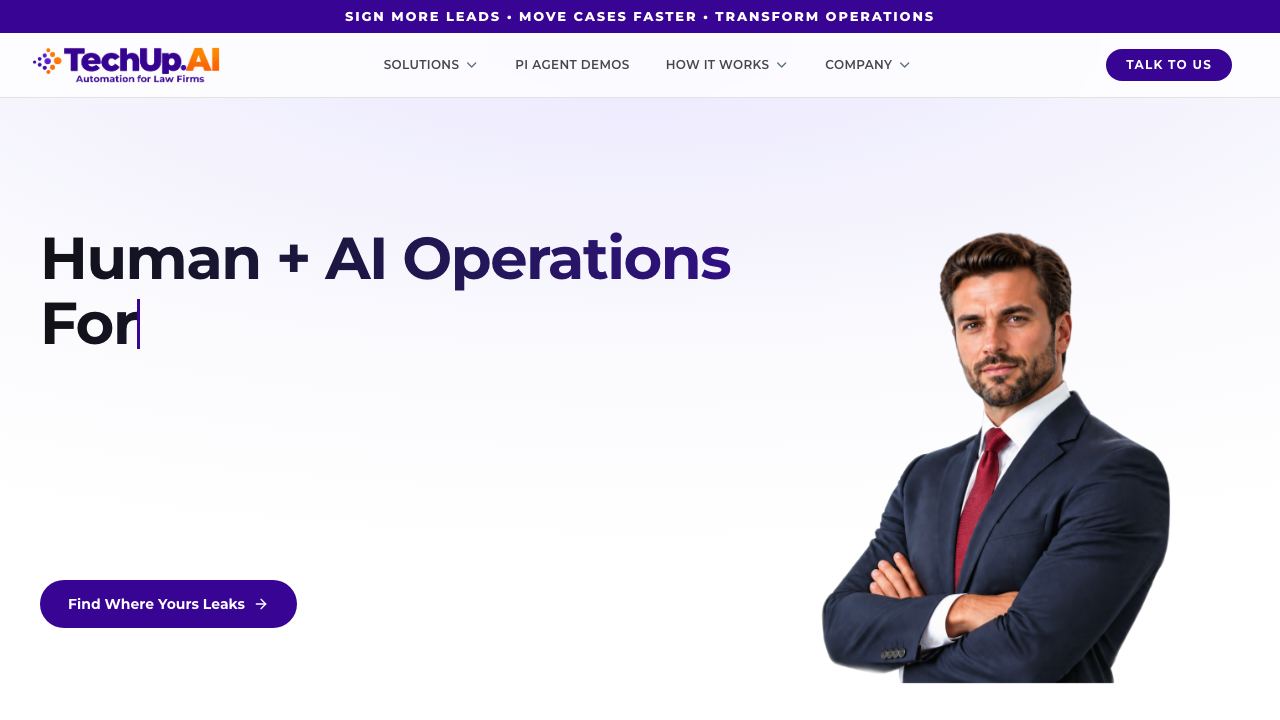Techup.AI 网站截图