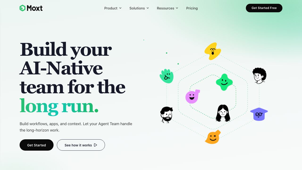 Moxt website screenshot