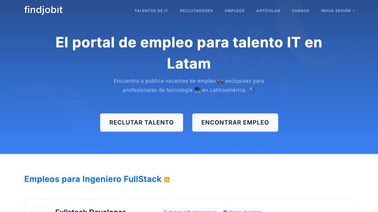 Findjobit website screenshot