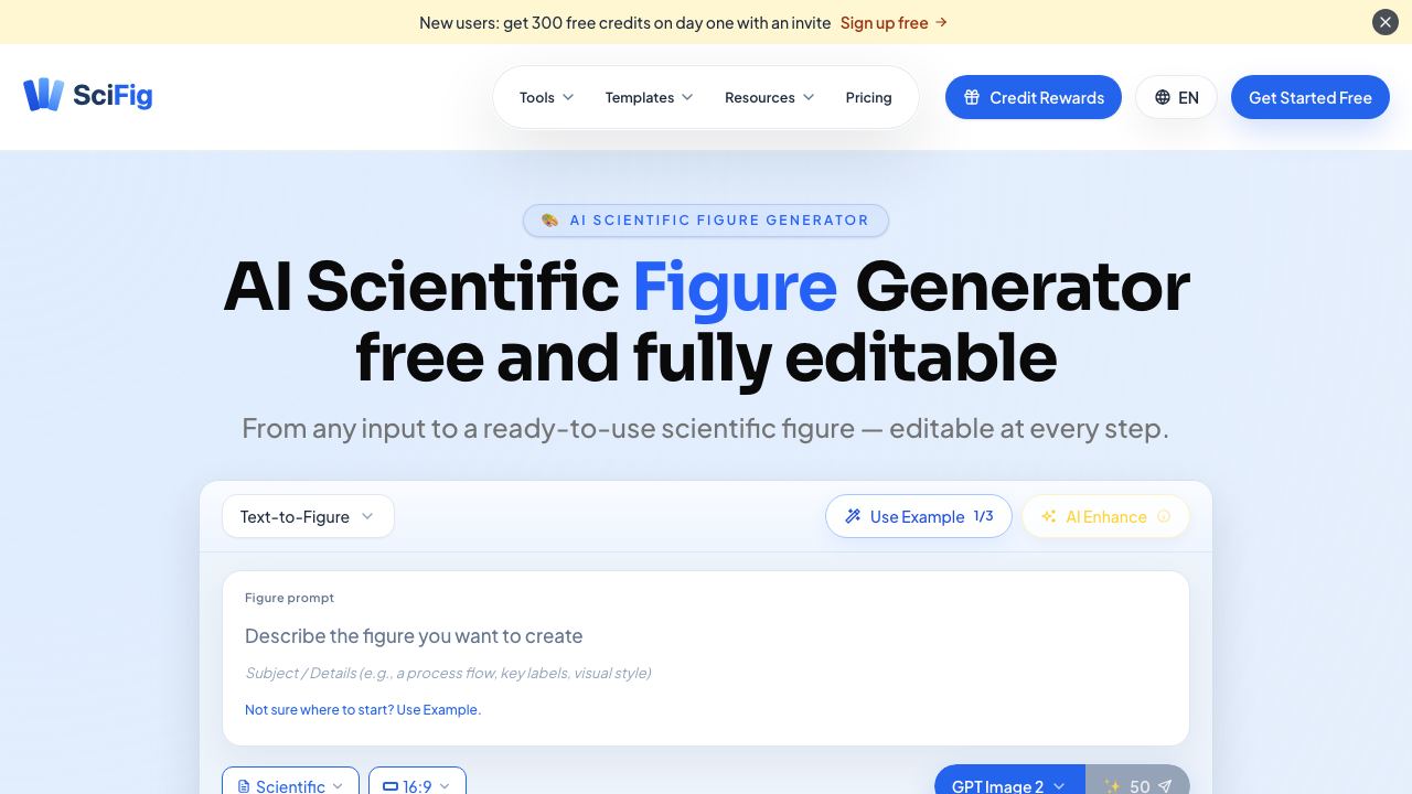 SciFig website screenshot