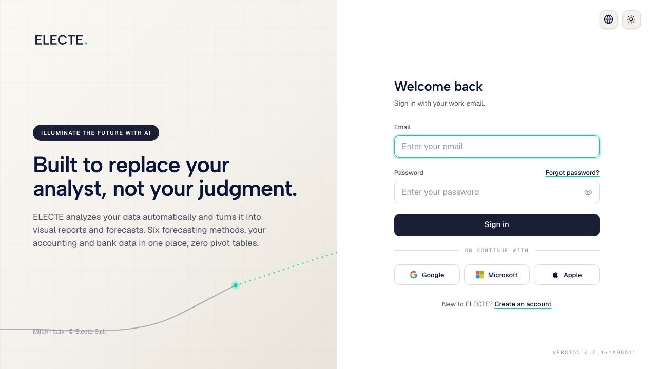 ELECTE website screenshot