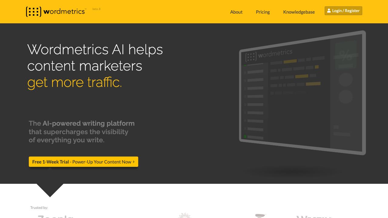 Wordmetrics 网站截图