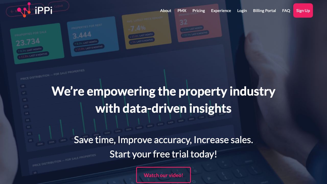iPPi website screenshot