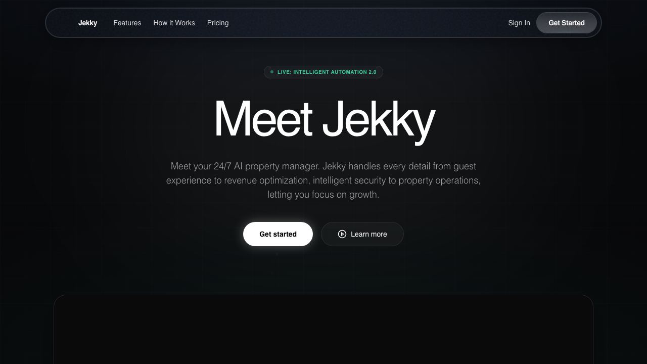 JekkyAI 网站截图