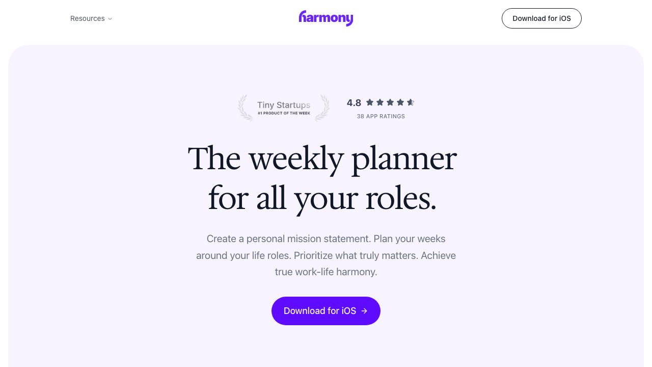 Harmony AI Email Assistant 网站截图