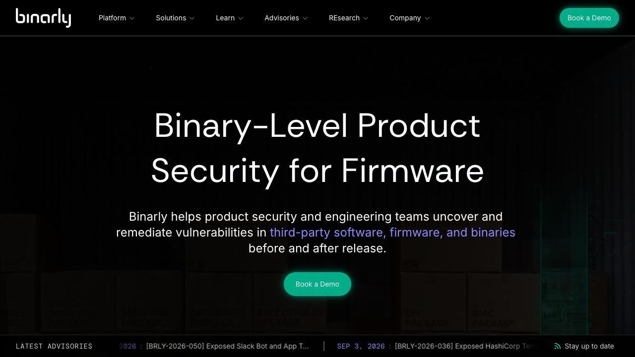 binarly.io 网站截图