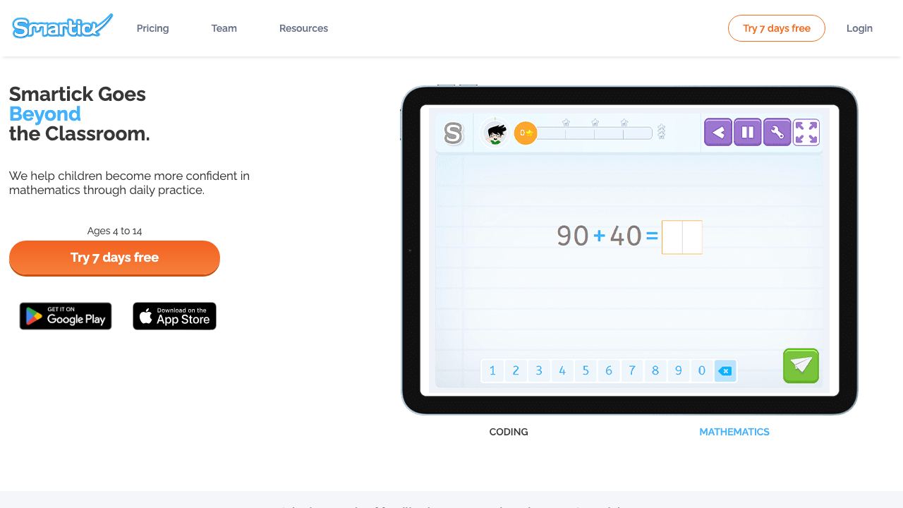 smartick.es 网站截图
