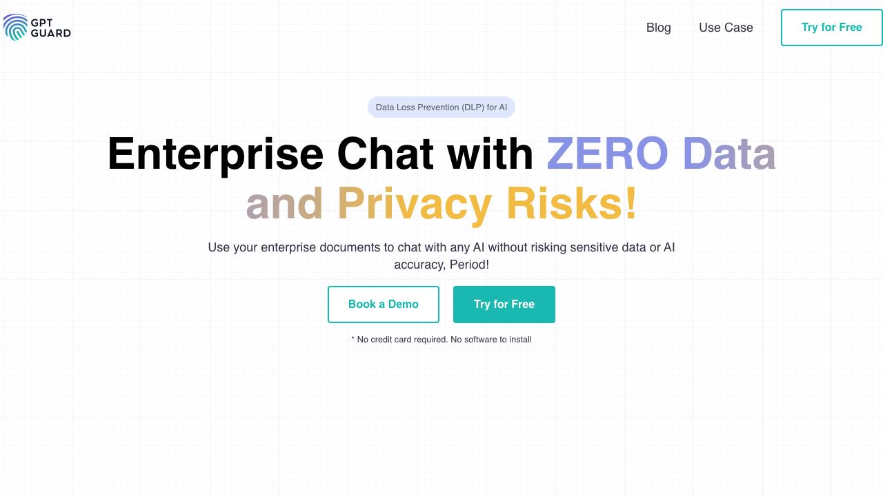 GPTGuard 网站截图
