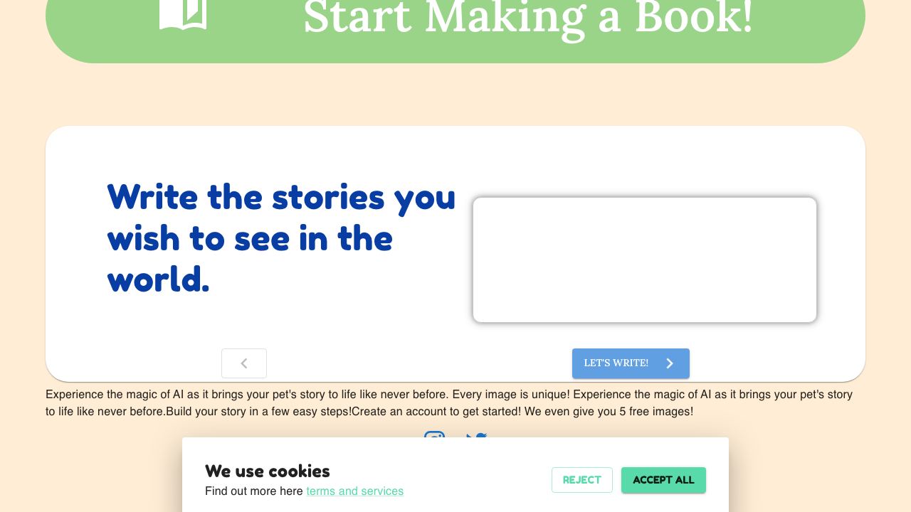 Your Own Story Book 网站截图