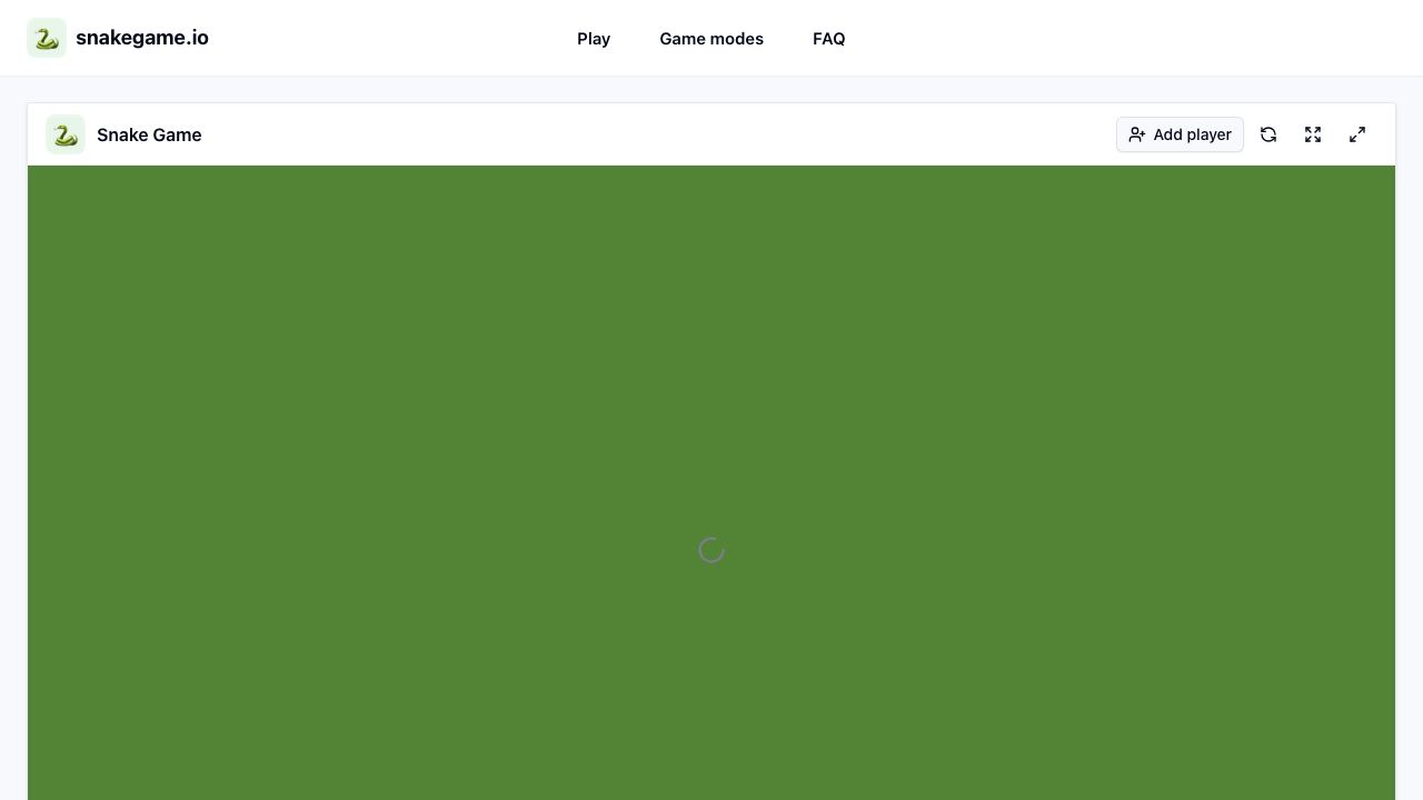 snakegame.io 网站截图