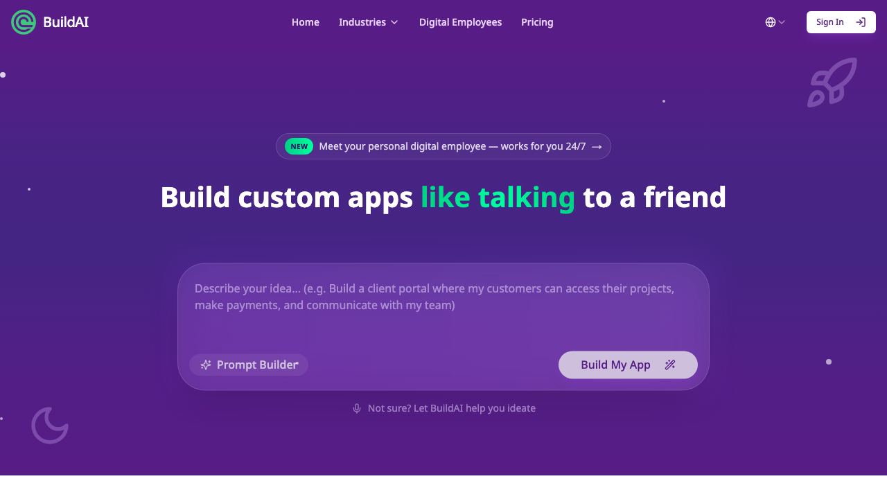 Build AI 网站截图