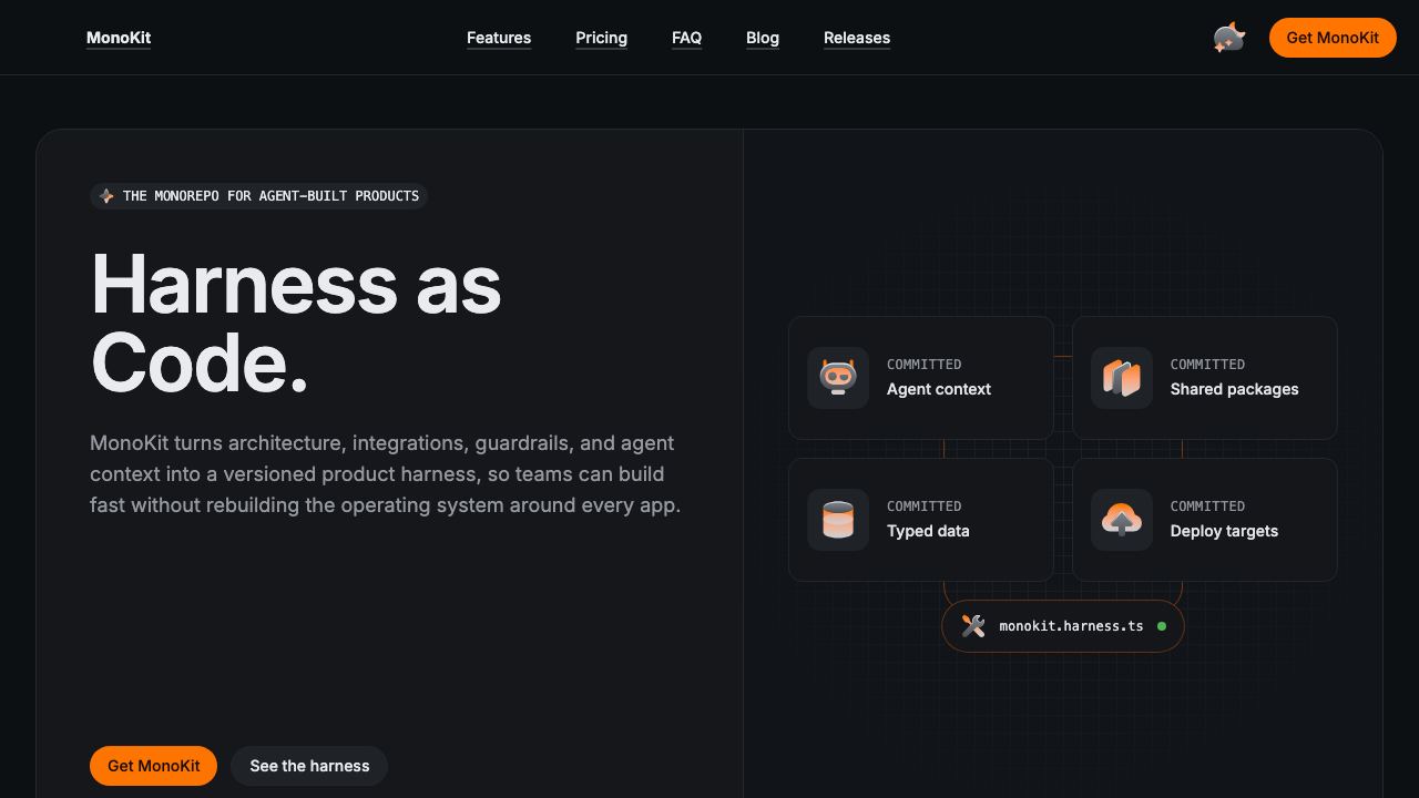 MonoKit website screenshot