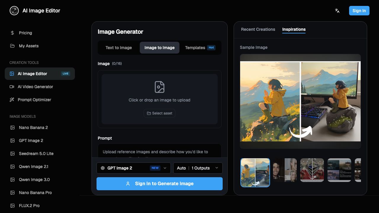aiimageedit.ai 网站截图