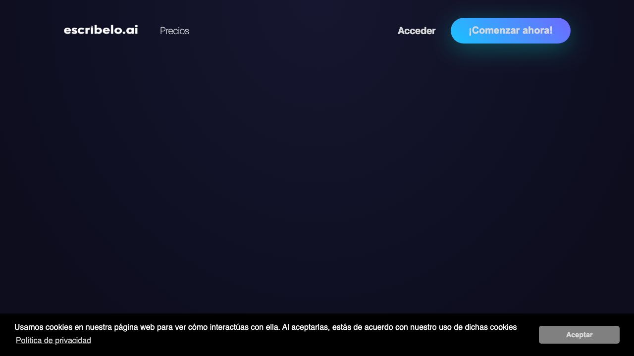 Escríbelo 网站截图