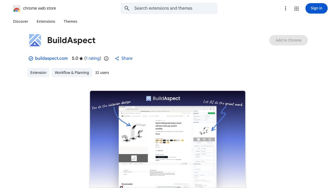 BuildAspect 网站截图