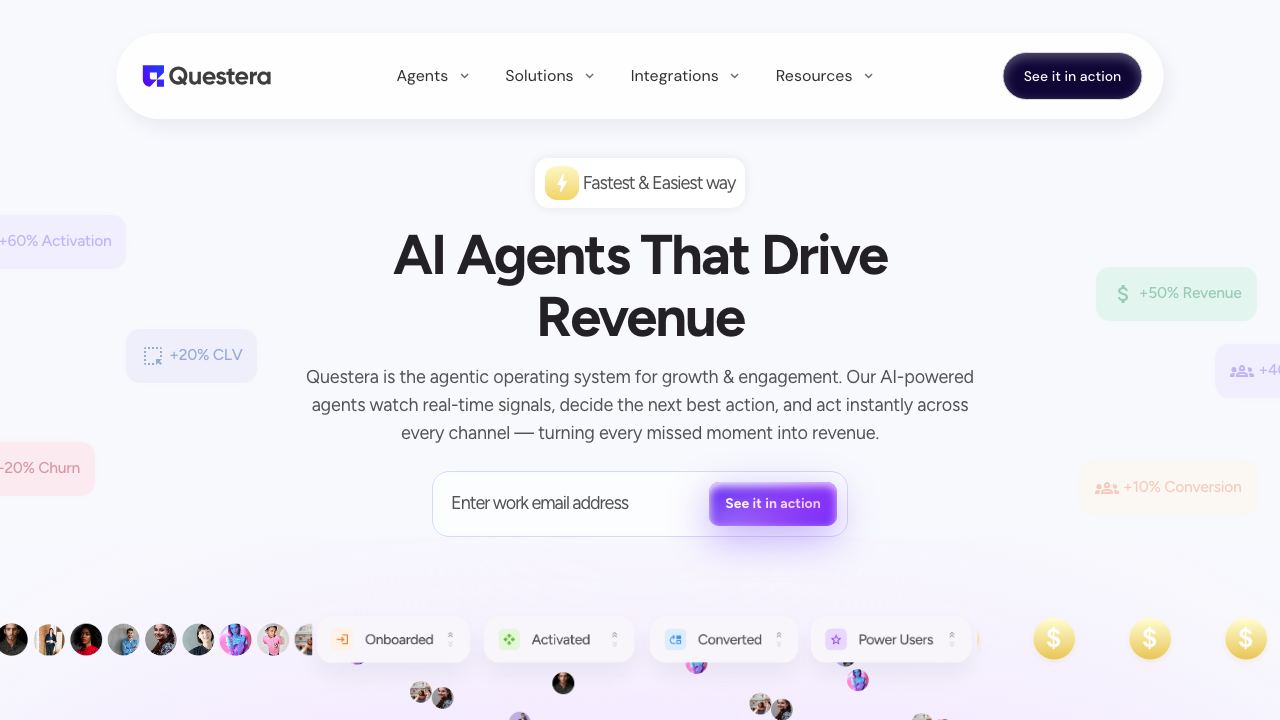 Quest website screenshot
