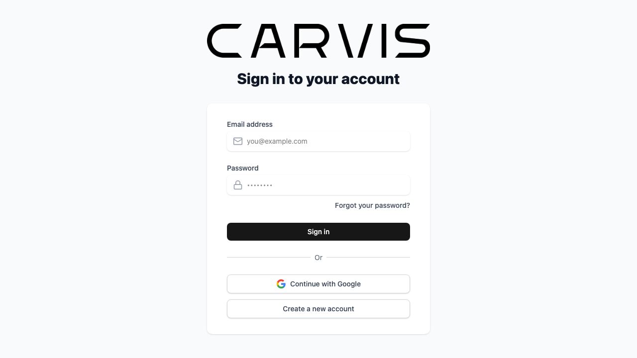Carvis.AI 网站截图