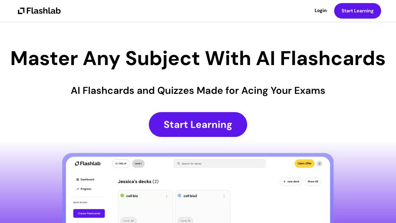 flashlab.io 网站截图