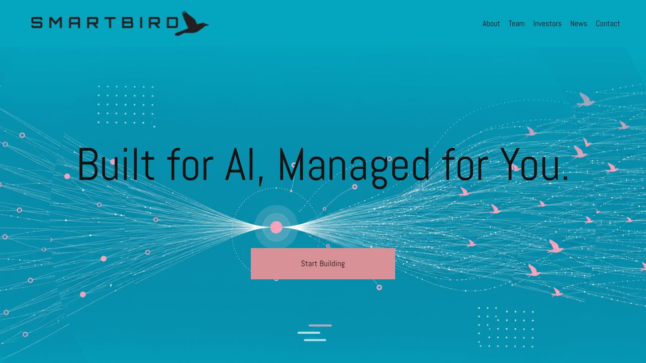 SmartBird website screenshot
