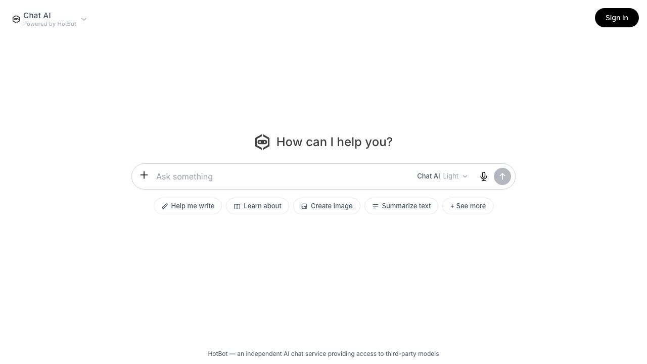 HotBot 网站截图