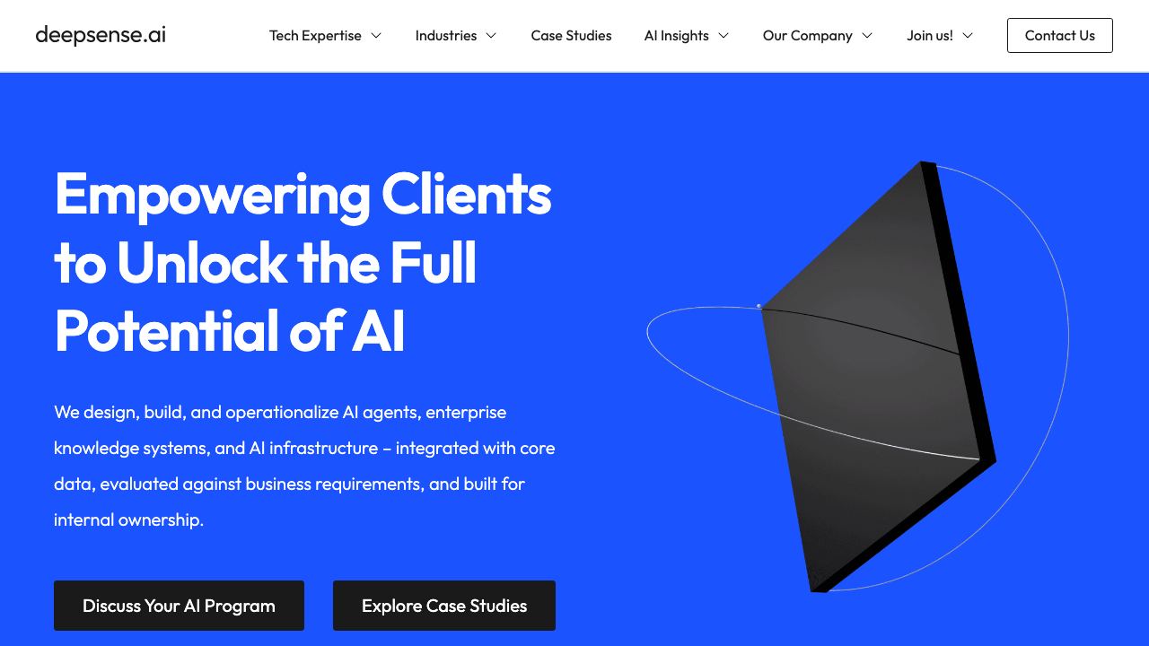 deepsense.ai website screenshot