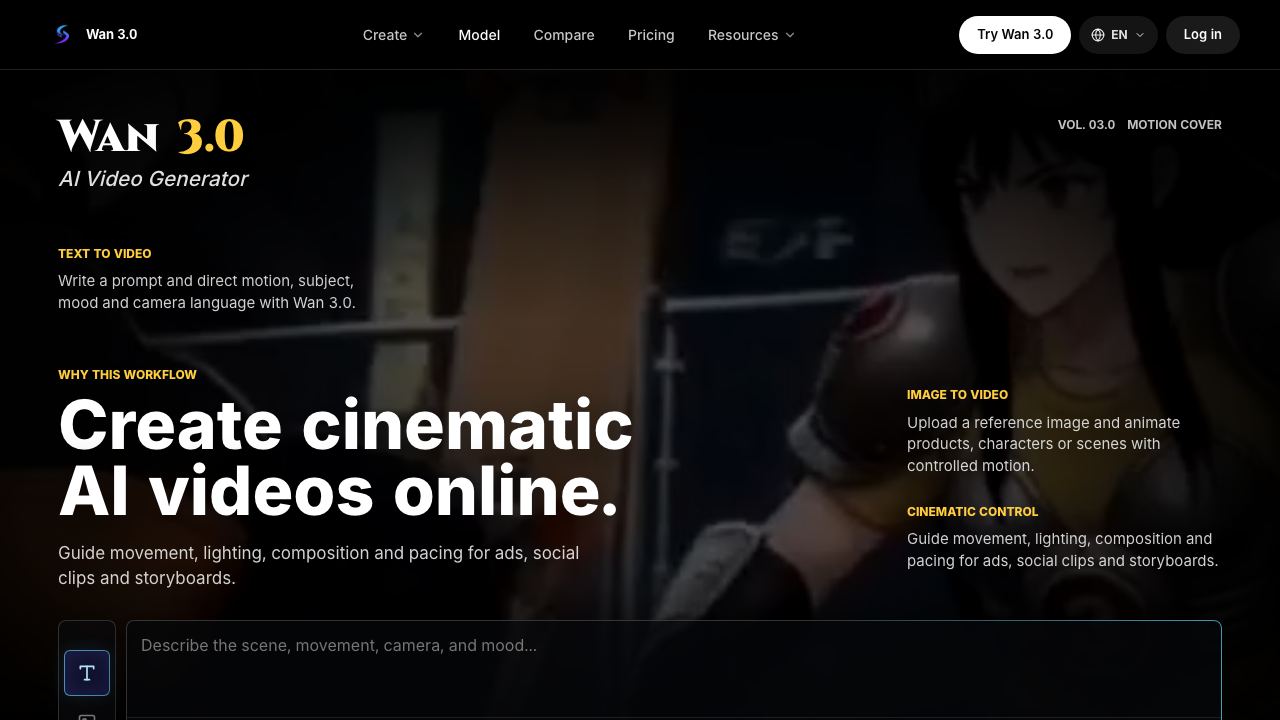 Wan 3.0 - art 网站截图