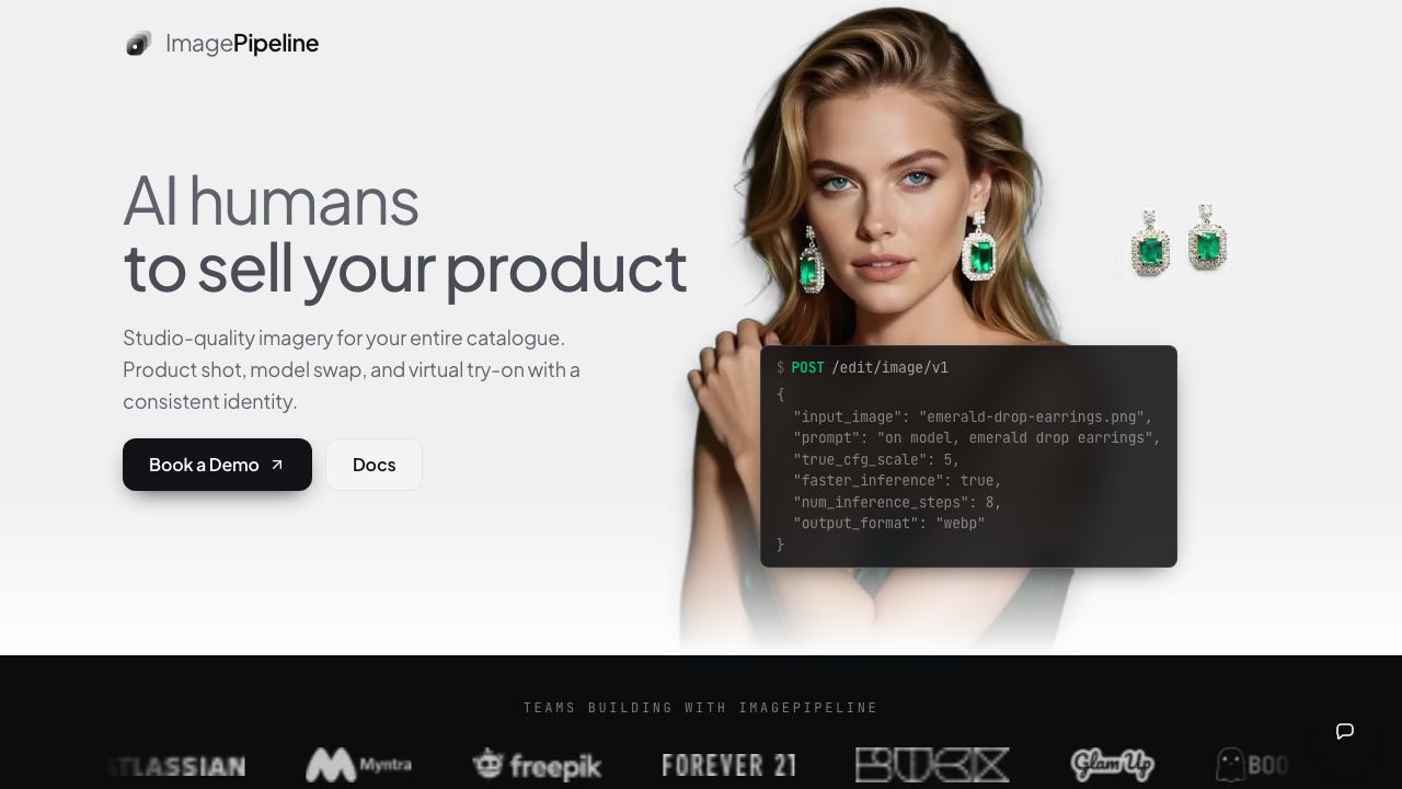 Image Pipeline website screenshot