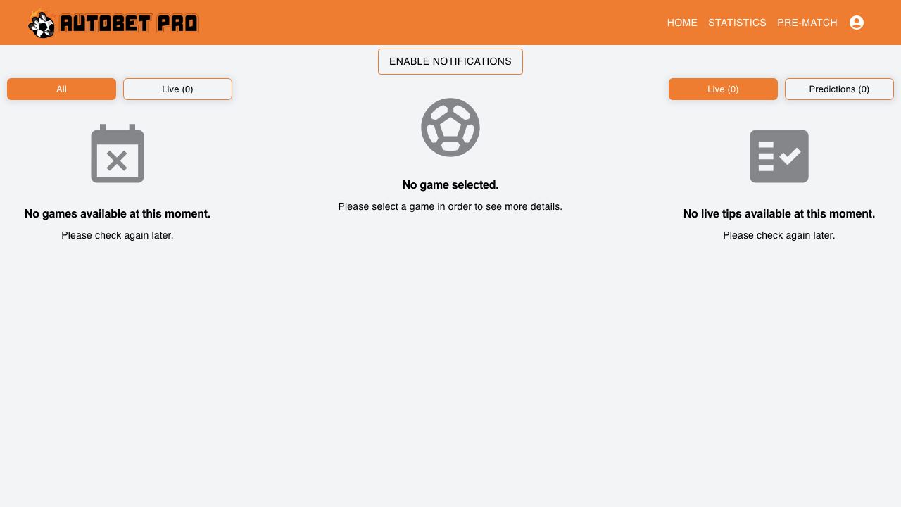 Autobet PRO 网站截图