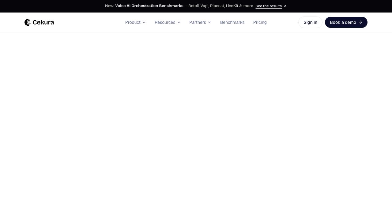 Cekura 网站截图