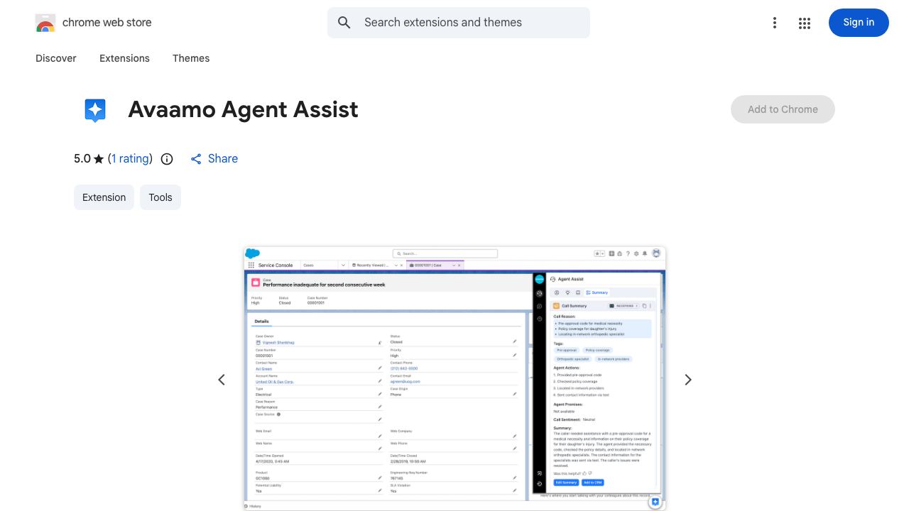 Avaamo Agent Assist 网站截图