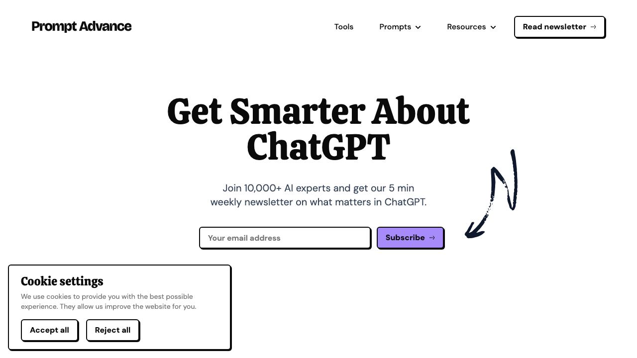 Get Smarter About ChatGPT 网站截图