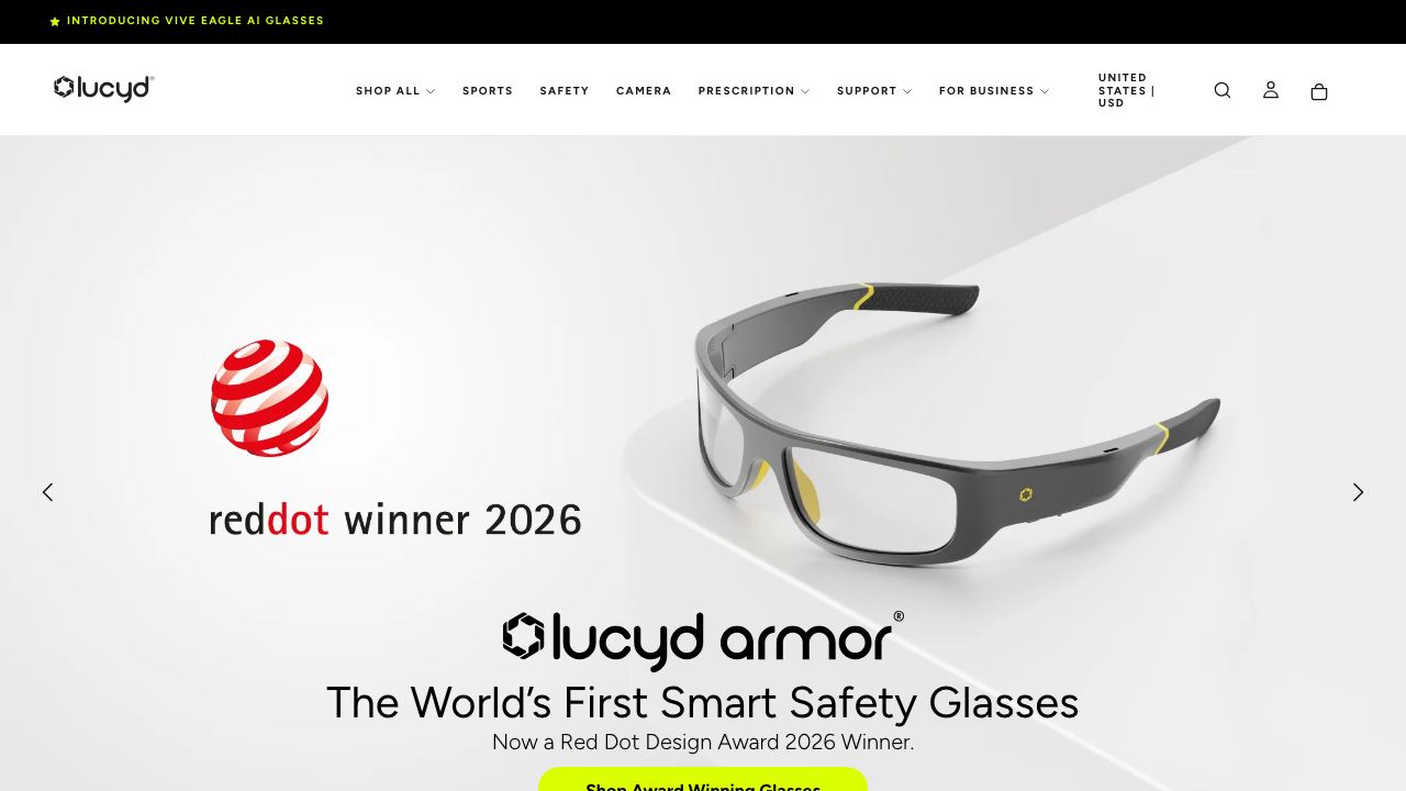 Lucyd website screenshot