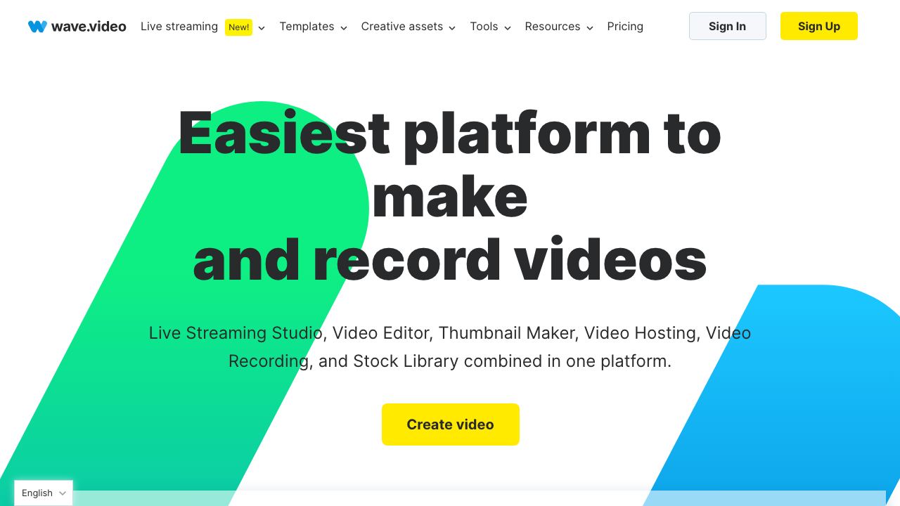 Wave.Video 网站截图