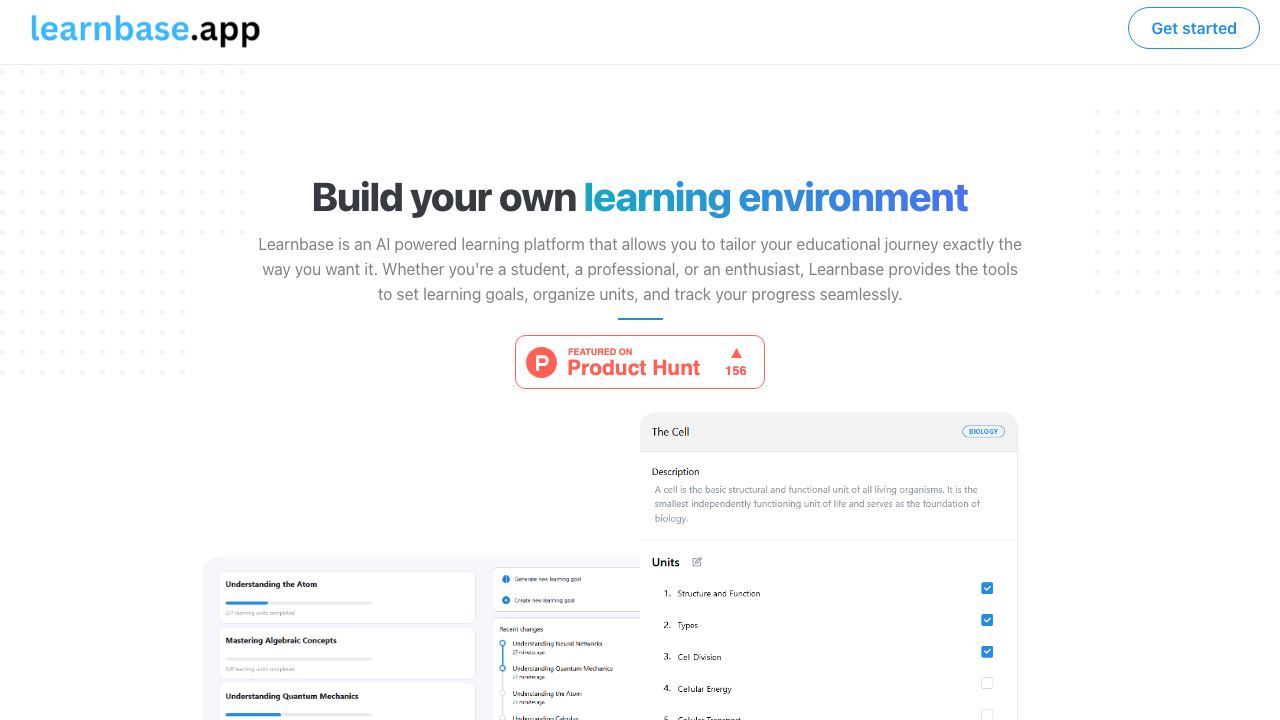 Learnbase 网站截图