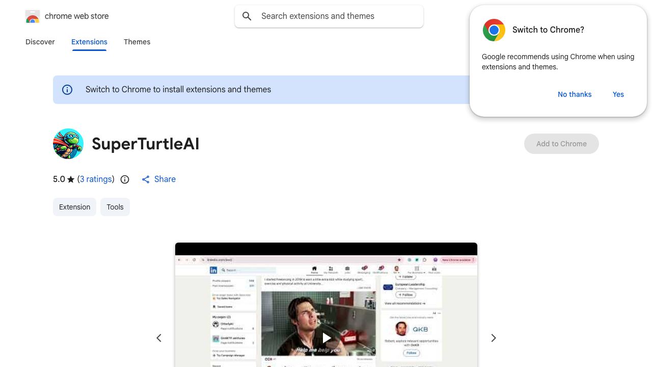 SuperTurtleAI 网站截图