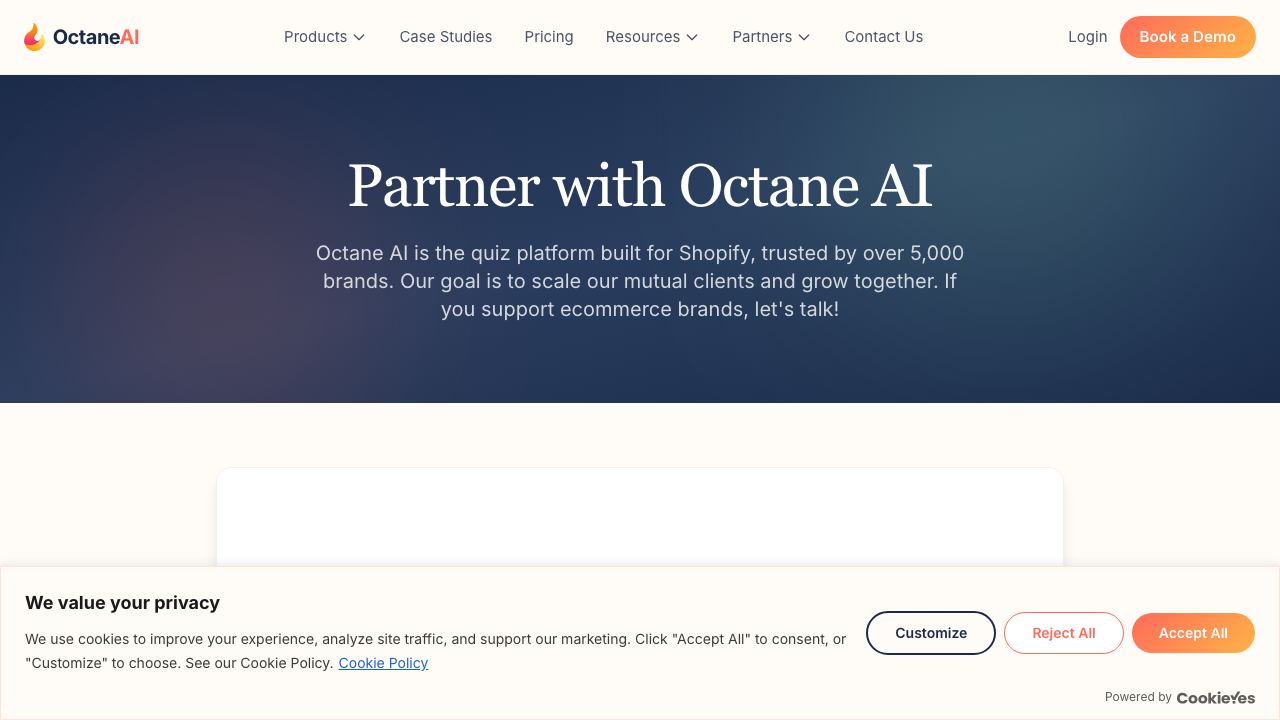 Octane AI 网站截图