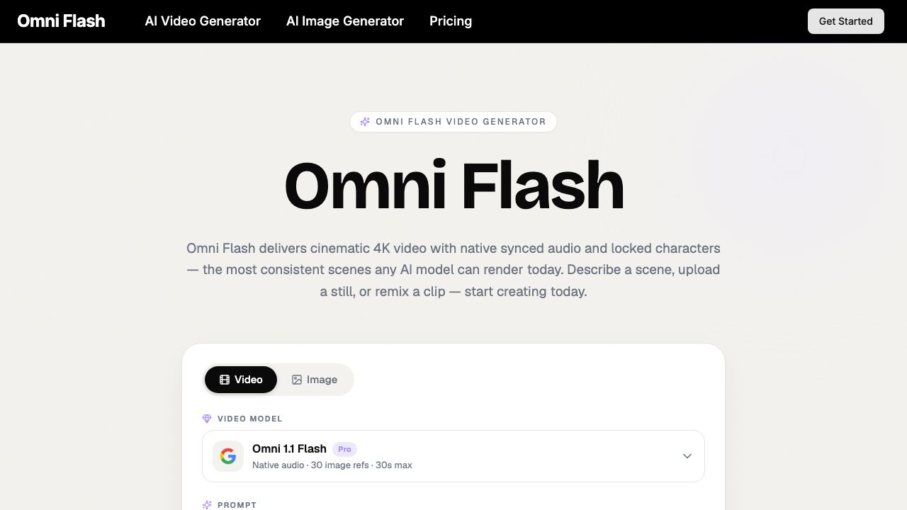 Omni Flash - 3 网站截图