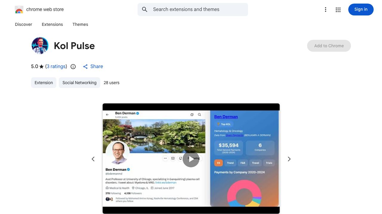 KOL Pulse AI website screenshot