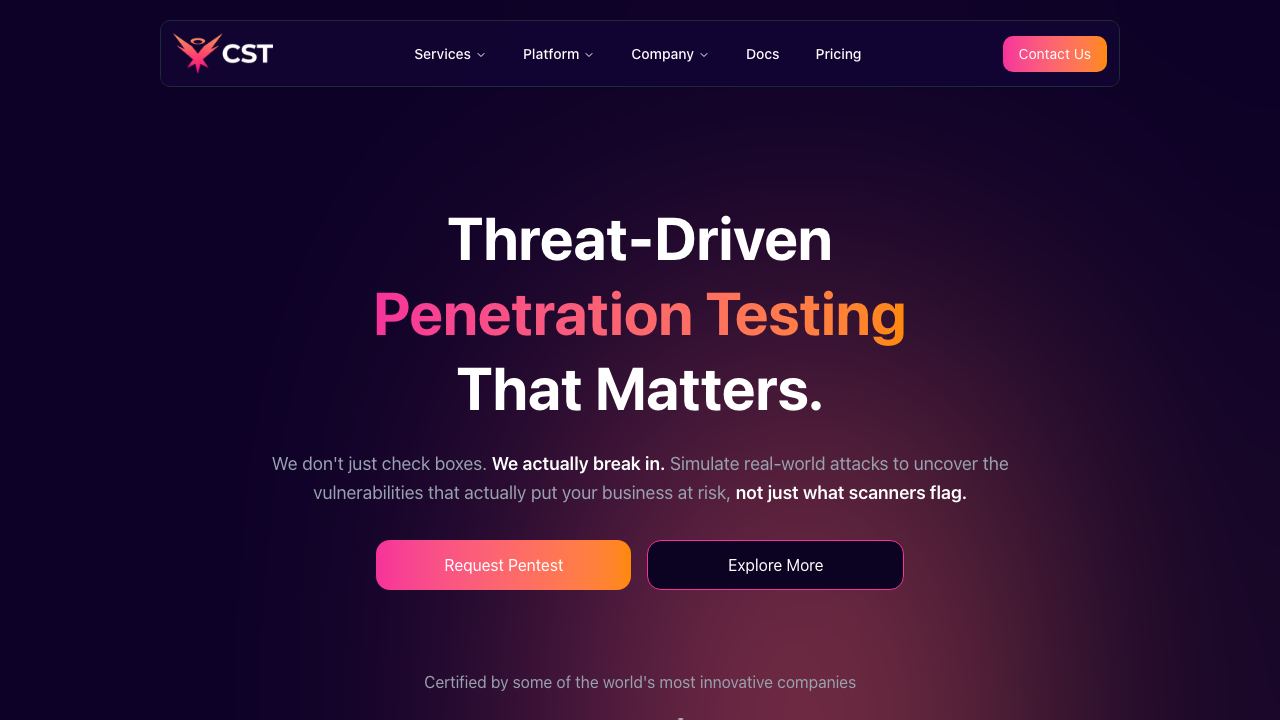 CodeHound website screenshot