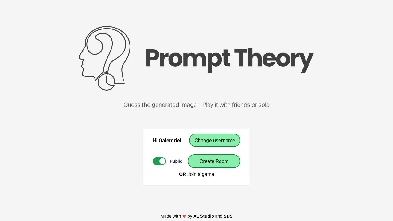Prompt Theory by AE Studio 网站截图