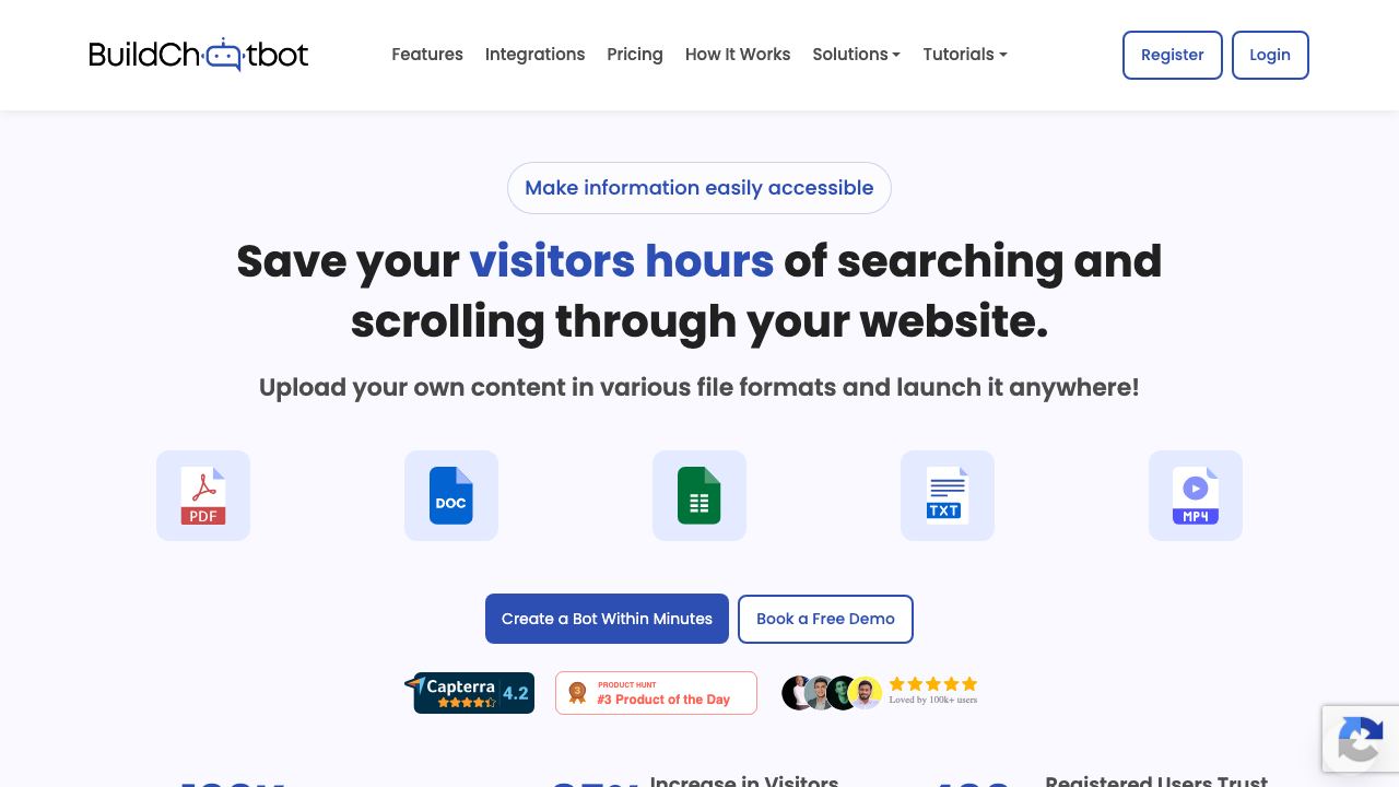 Build Chatbot 网站截图