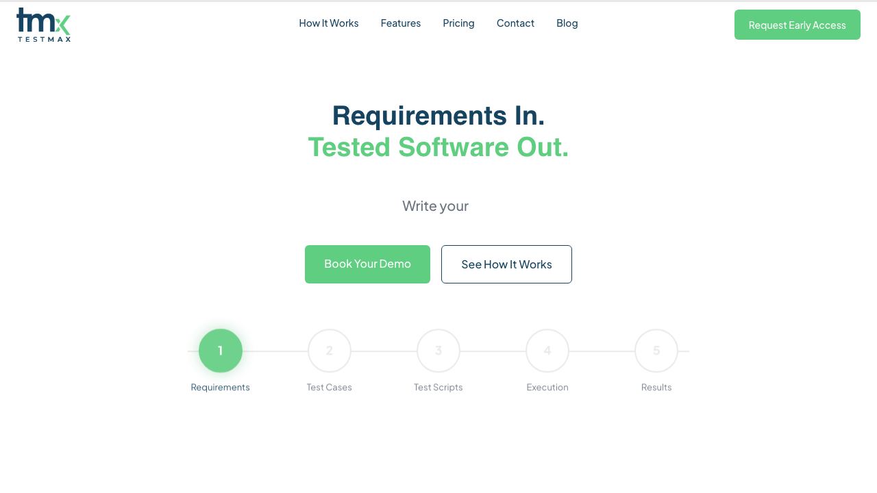 TestMax 网站截图