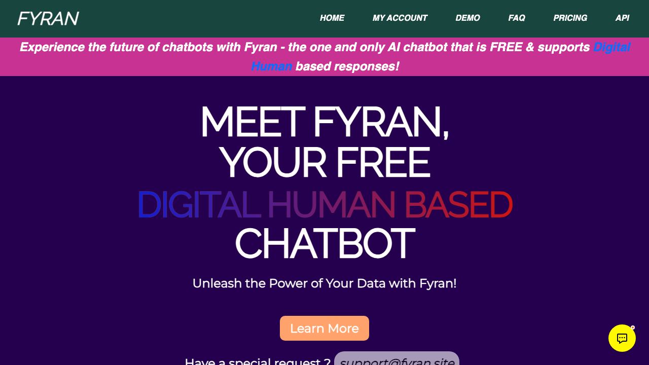 FYRAN 网站截图
